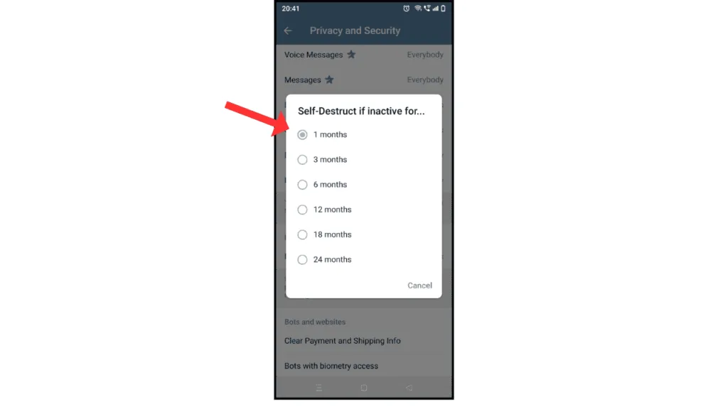 close-telegram
