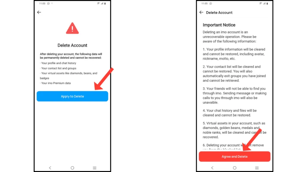 confirm-to-delete-imo-account