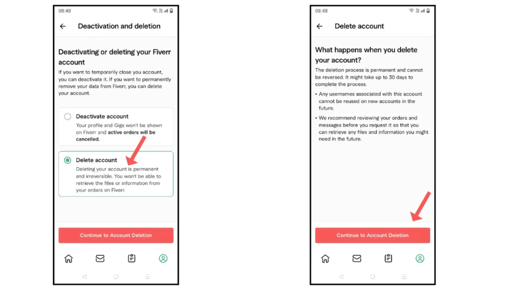 delete-fiverr-account