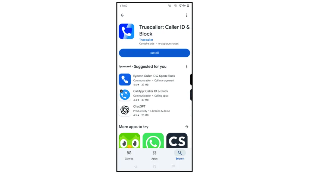 install-trucaller