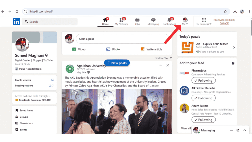 login-linkedin-account