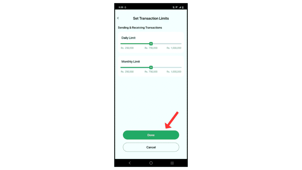 adjust-easypaisa-limit