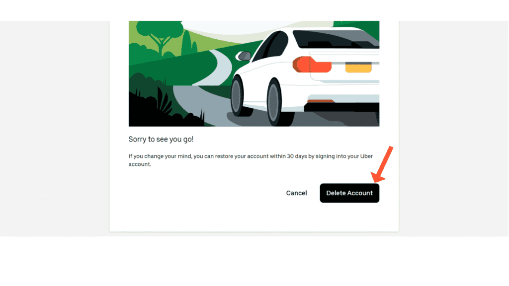 close-uber-account