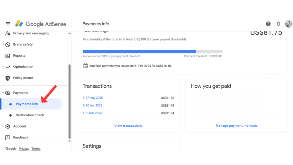 google-adsense-payment