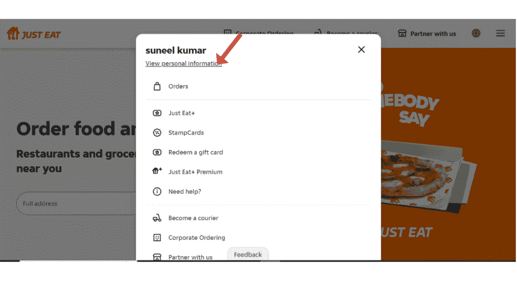 just-eat-personal-information