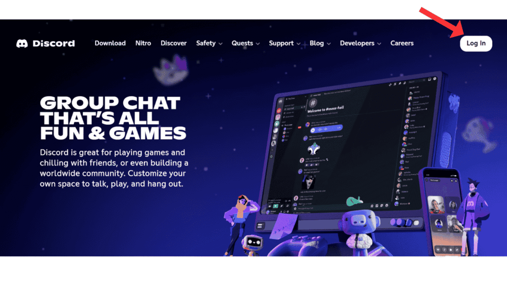 login-discord-account