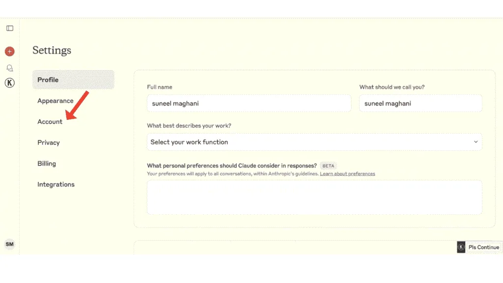 Claude-ai-account-menu
