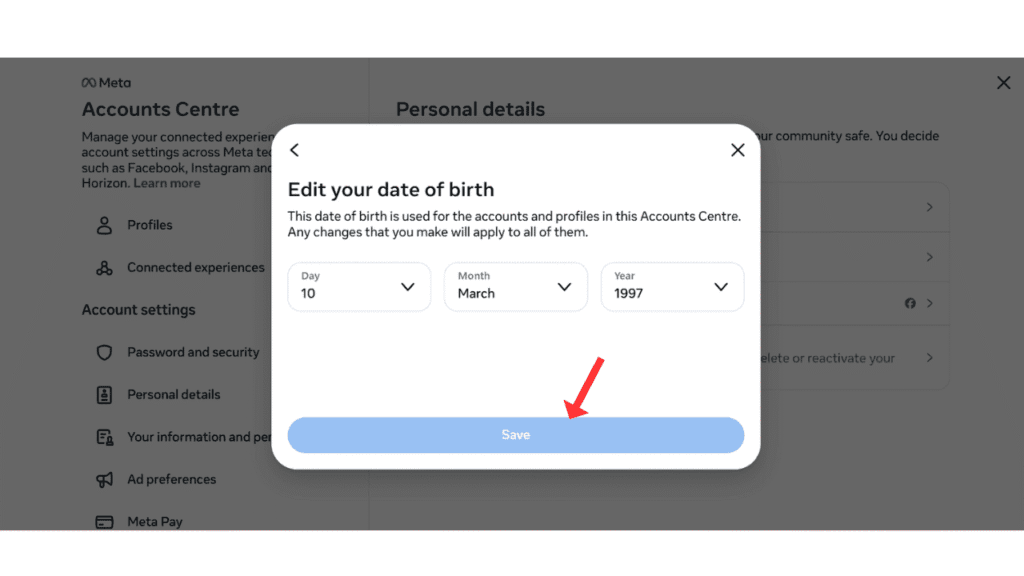 change-facebook-date-of-birth