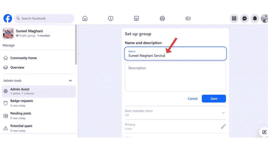 change-facebook-group-name