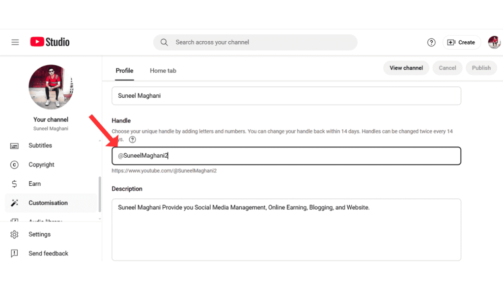 change-youtube-channel-handle-name