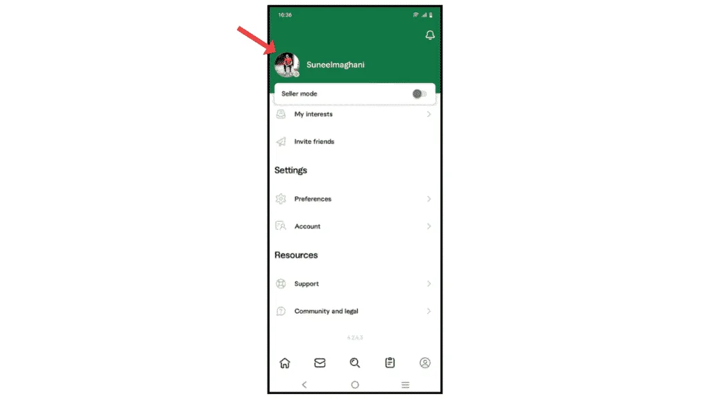 click-on-profile-picture