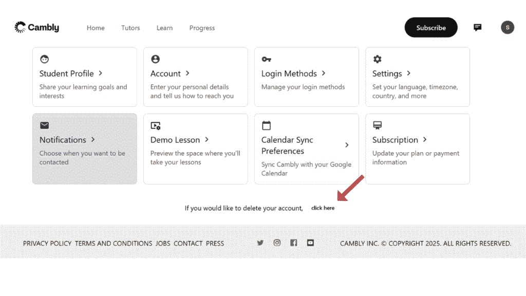 delete-cambly-account
