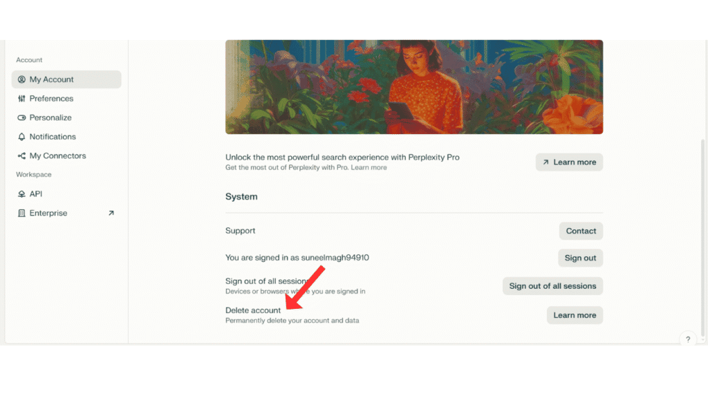 delete-perplexity-account