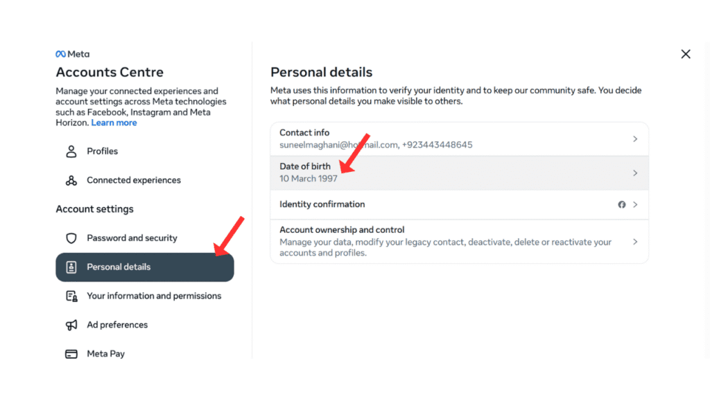 facebook-date-of-birth