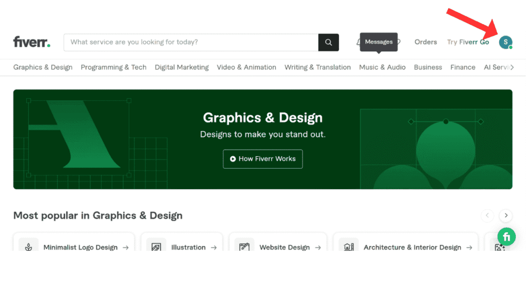 login-fiverr-account-on-pc