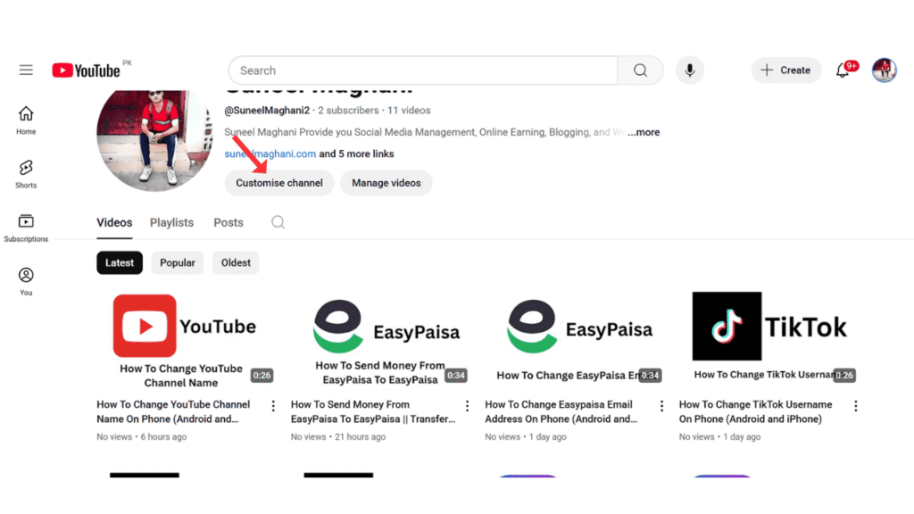 customise-youtube-channel