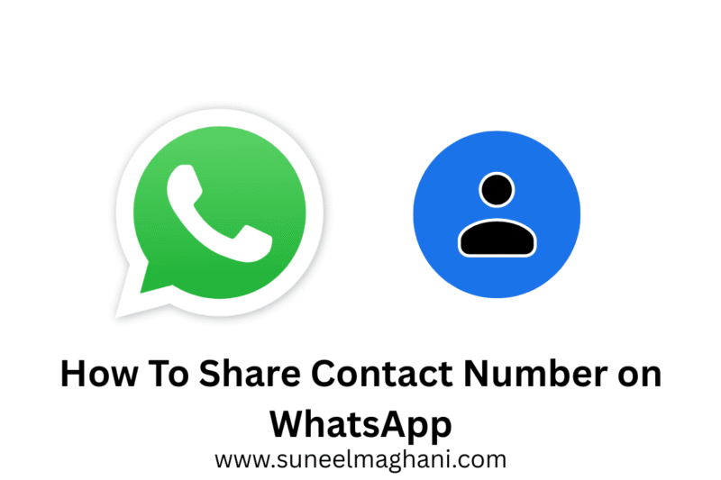 How To Share Contact Number on WhatsApp