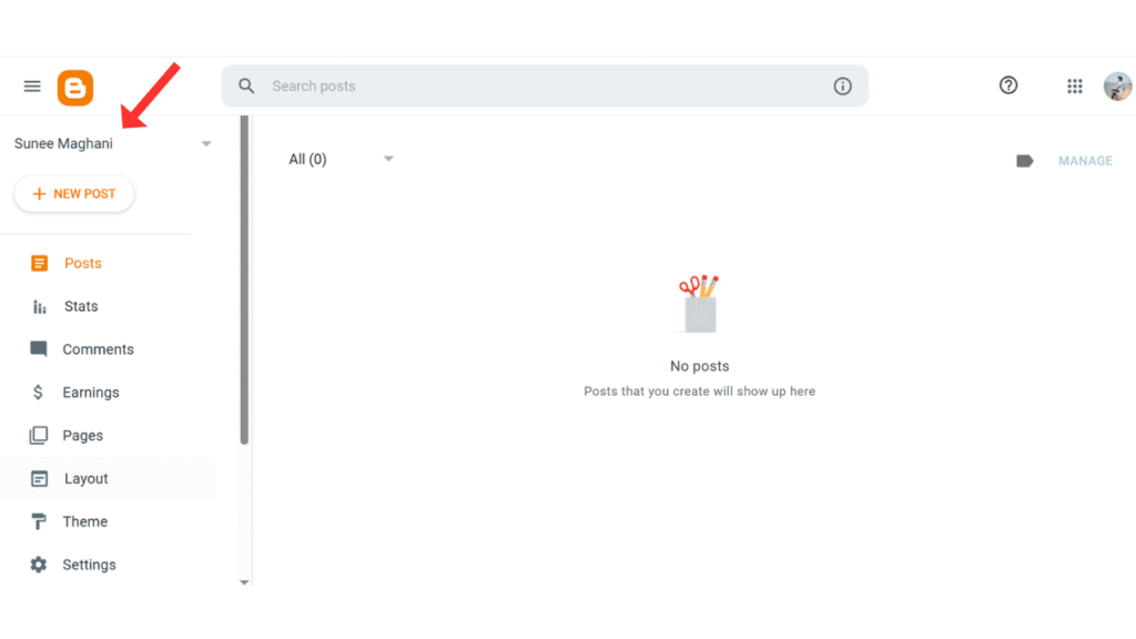 created-blog-on-blogger