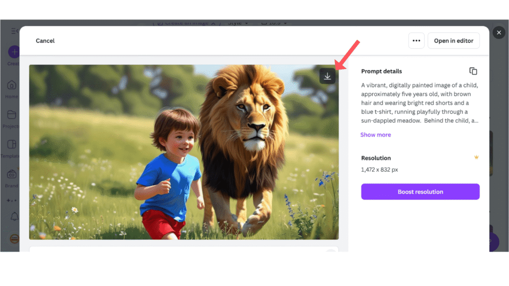 download-canva-ai-images