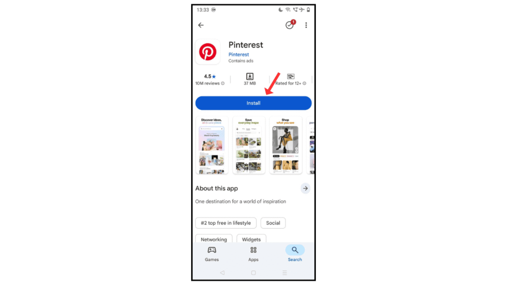 install-pinterest-app