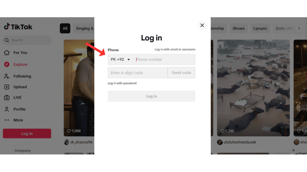 login-tiktok-on-pc