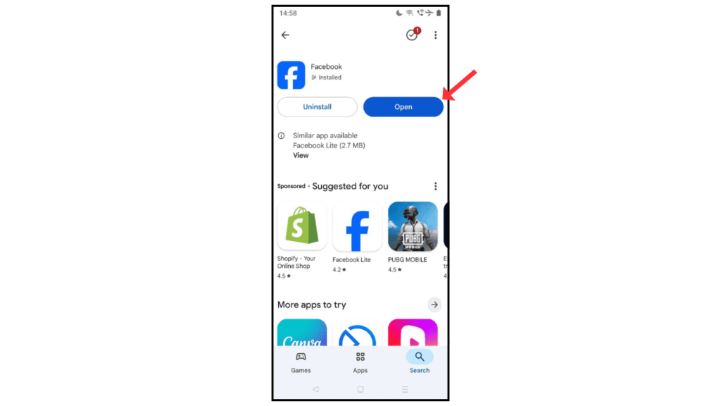 open-facebook-app
