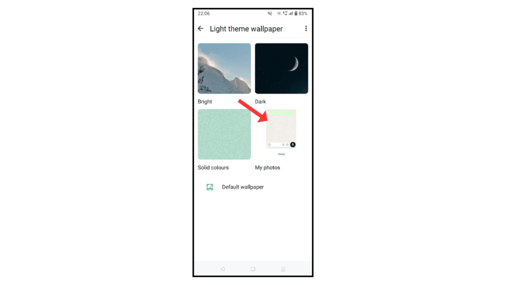 select-whatsapp-theme-or-images