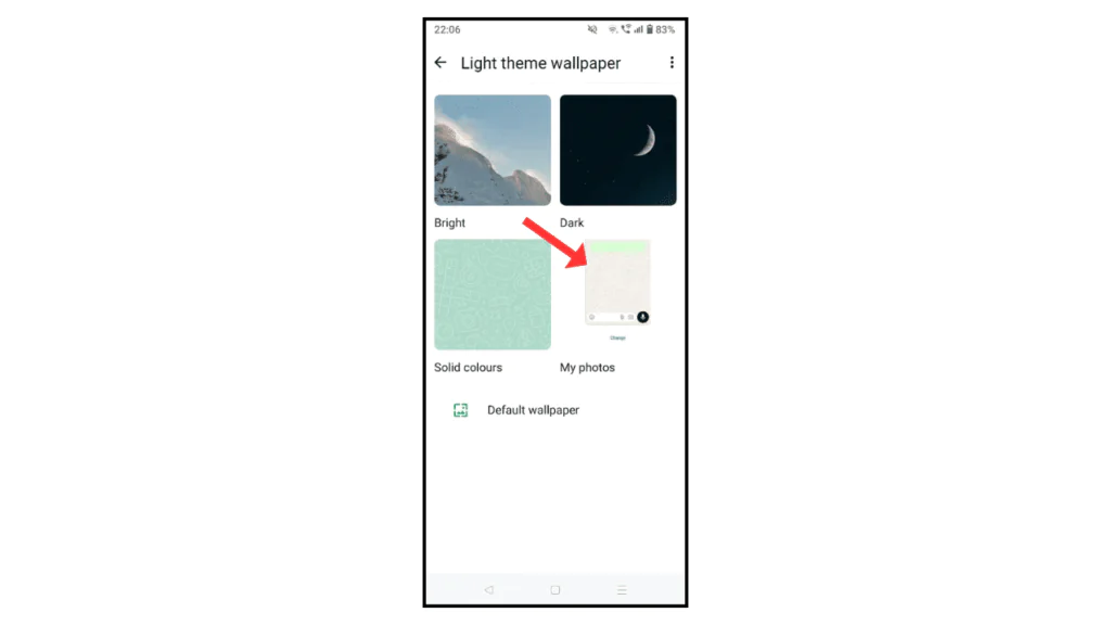 select-whatsapp-theme-or-images