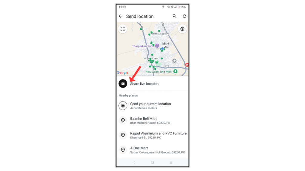 share-whastapp-live-location