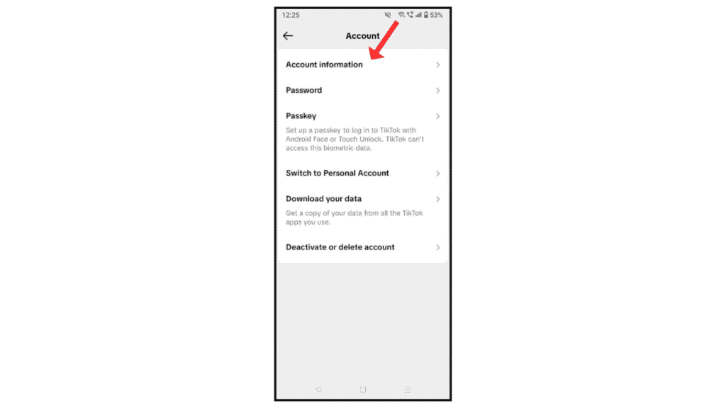 tiktok-account-information-menu