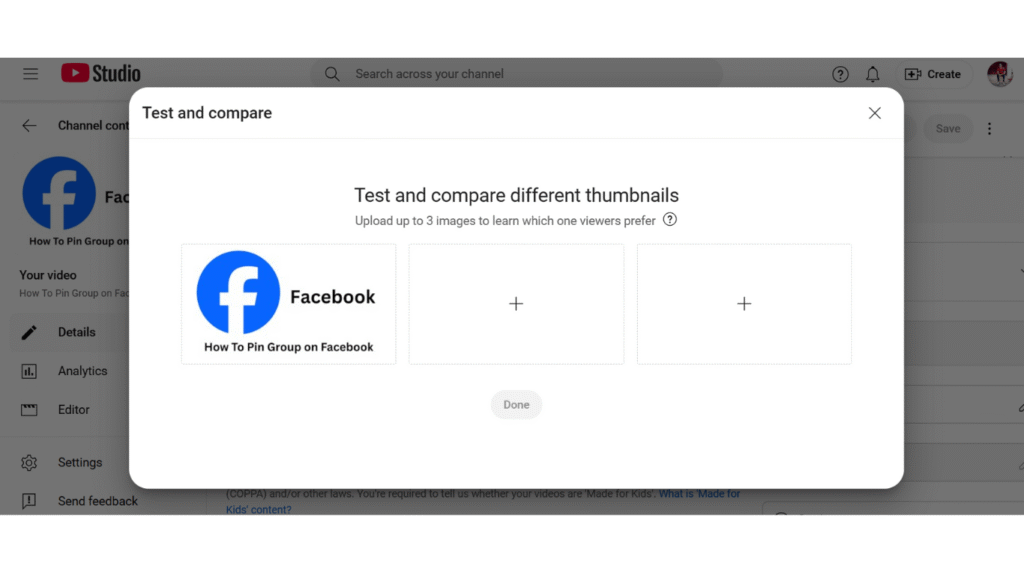 youtube-test-and-compare