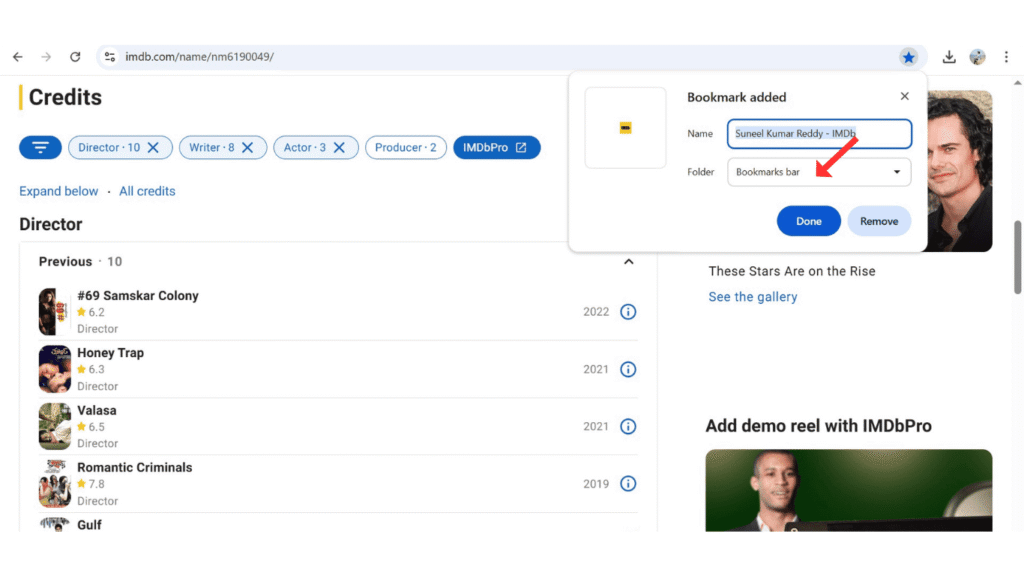 Create-bookmark-folder