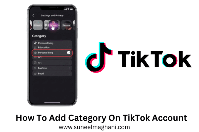 How To Add Category On TikTok Account 