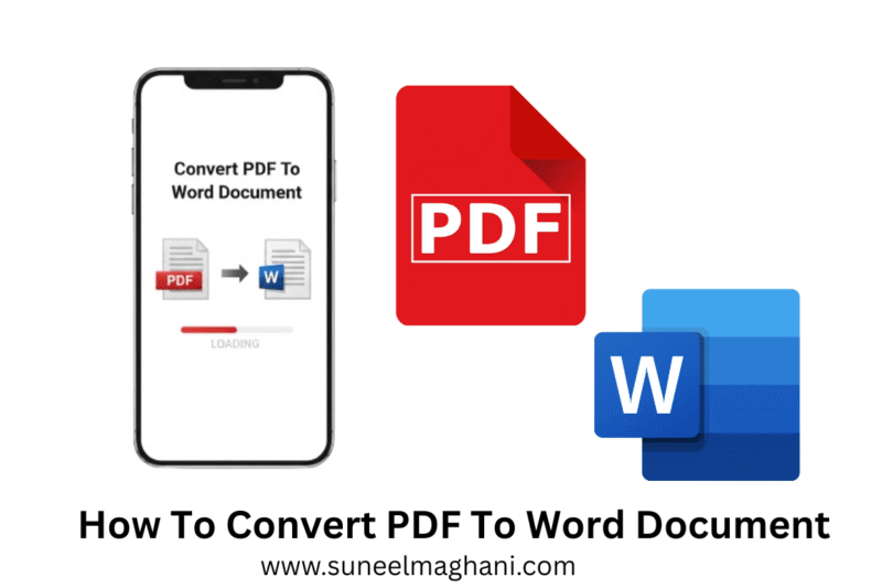 How To Convert PDF To Word Document