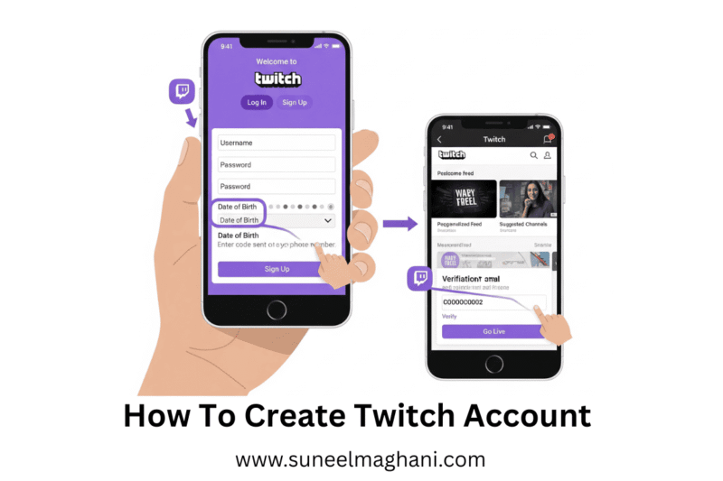 How To Create Twitch Account On PC