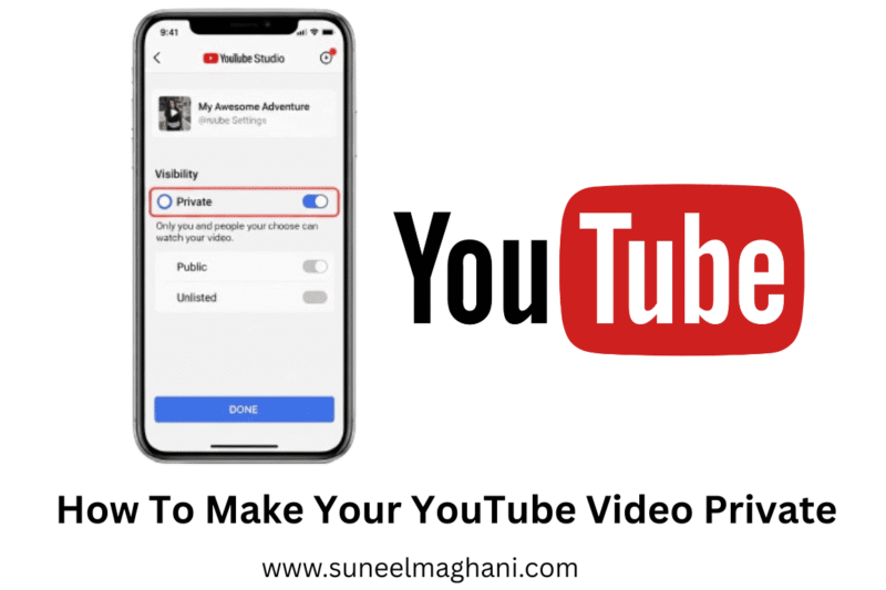 How To Make Your YouTube Video Private