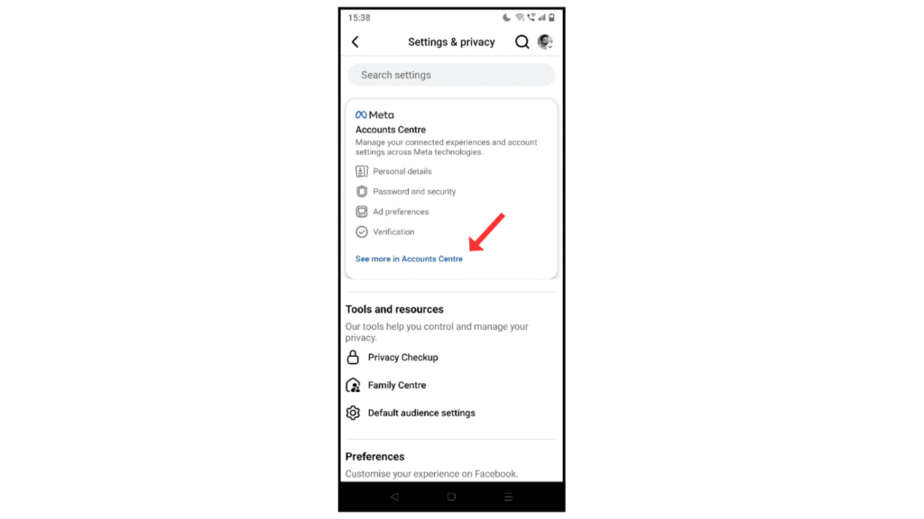 facebook-account-center