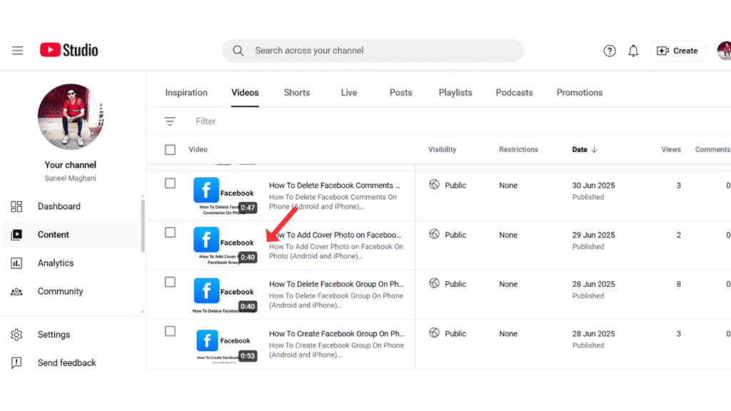 select-video-on-youtube