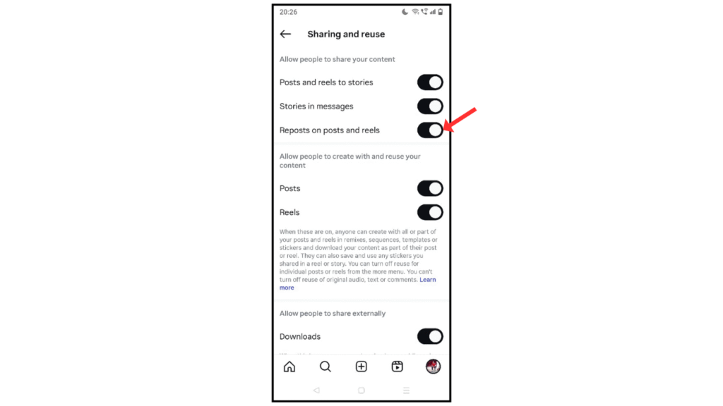 turn-off-repost-instagram-on-post