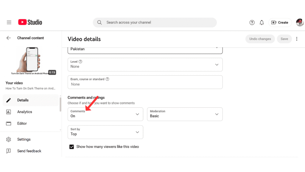 youtube-comment-setting