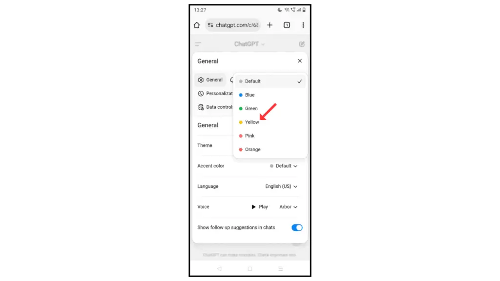 accent-color-change-chatgpt