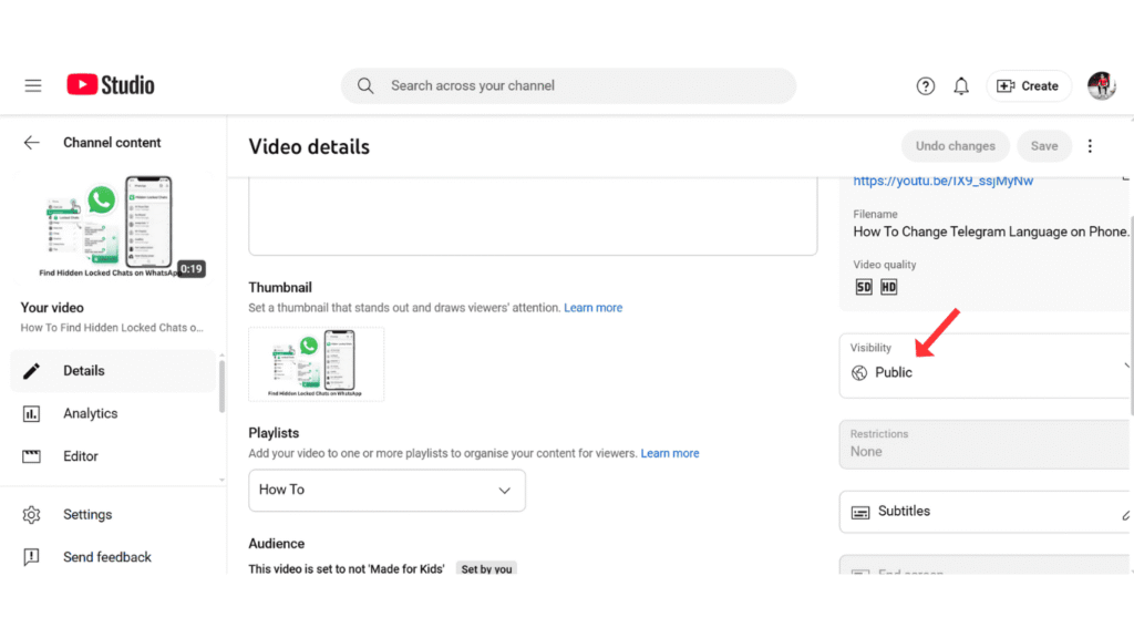 youtube-video-visibilty