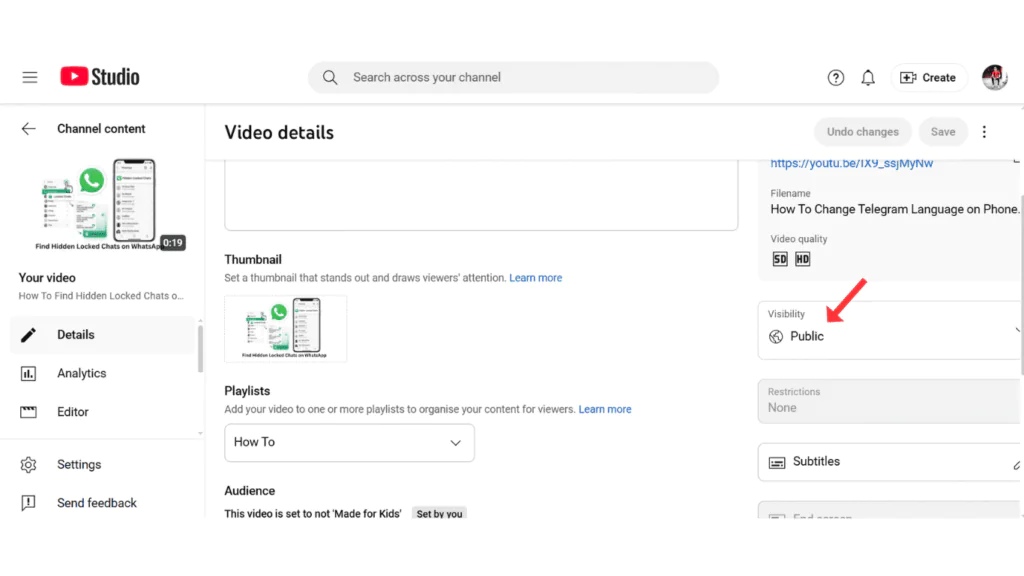 youtube-video-visibilty