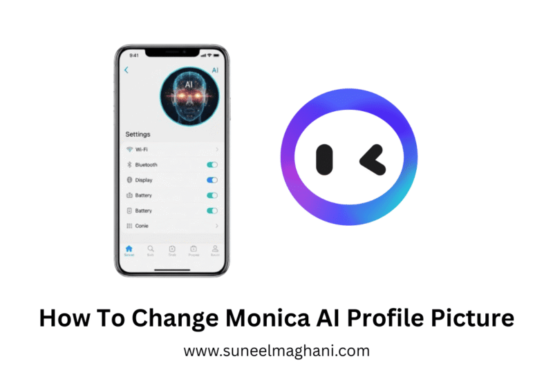 How To Change Monica AI Profile Picture