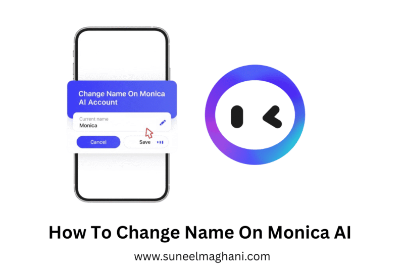 How To Change Name On Monica AI Account