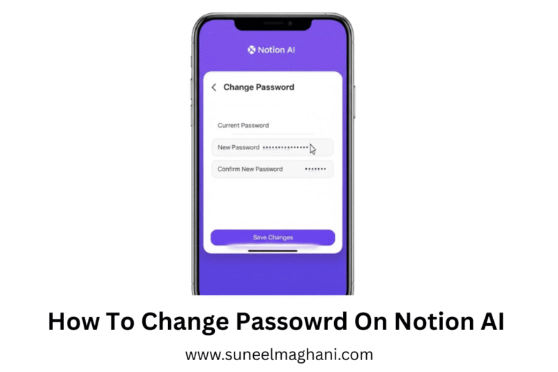 How To Change Password On Notion AI 