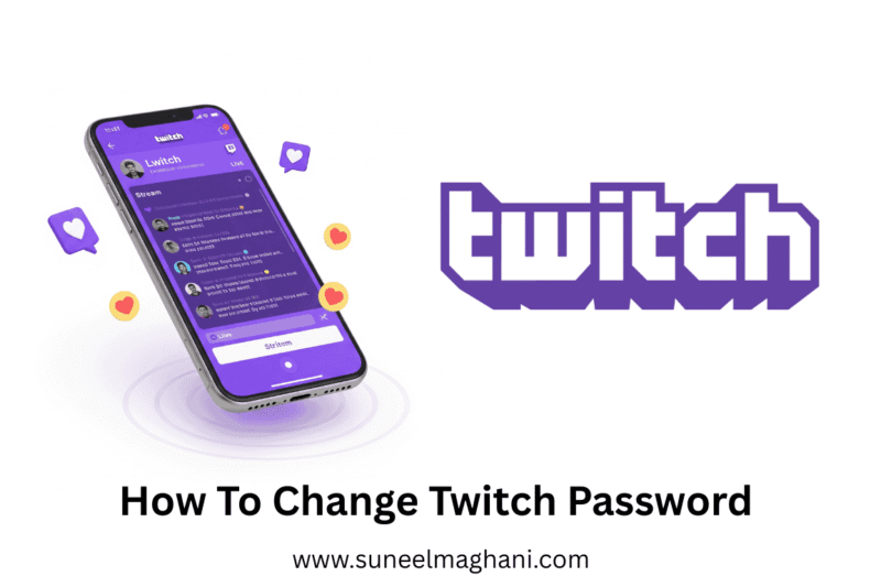 How To Change Twitch Password 