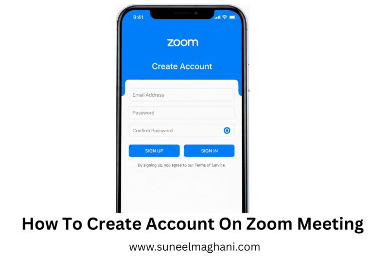 How To Create Account On Zoom Meeting 