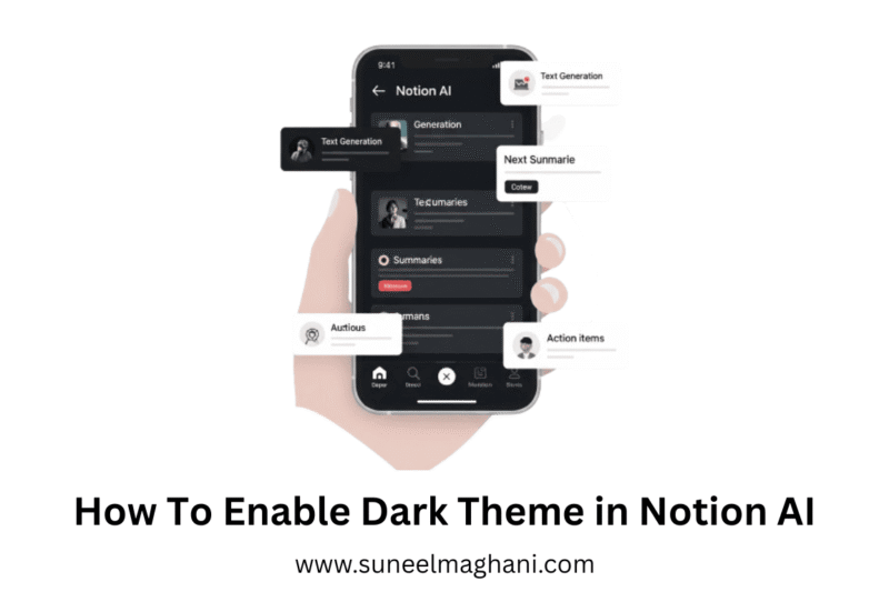 How To Enable Dark Theme in Notion AI