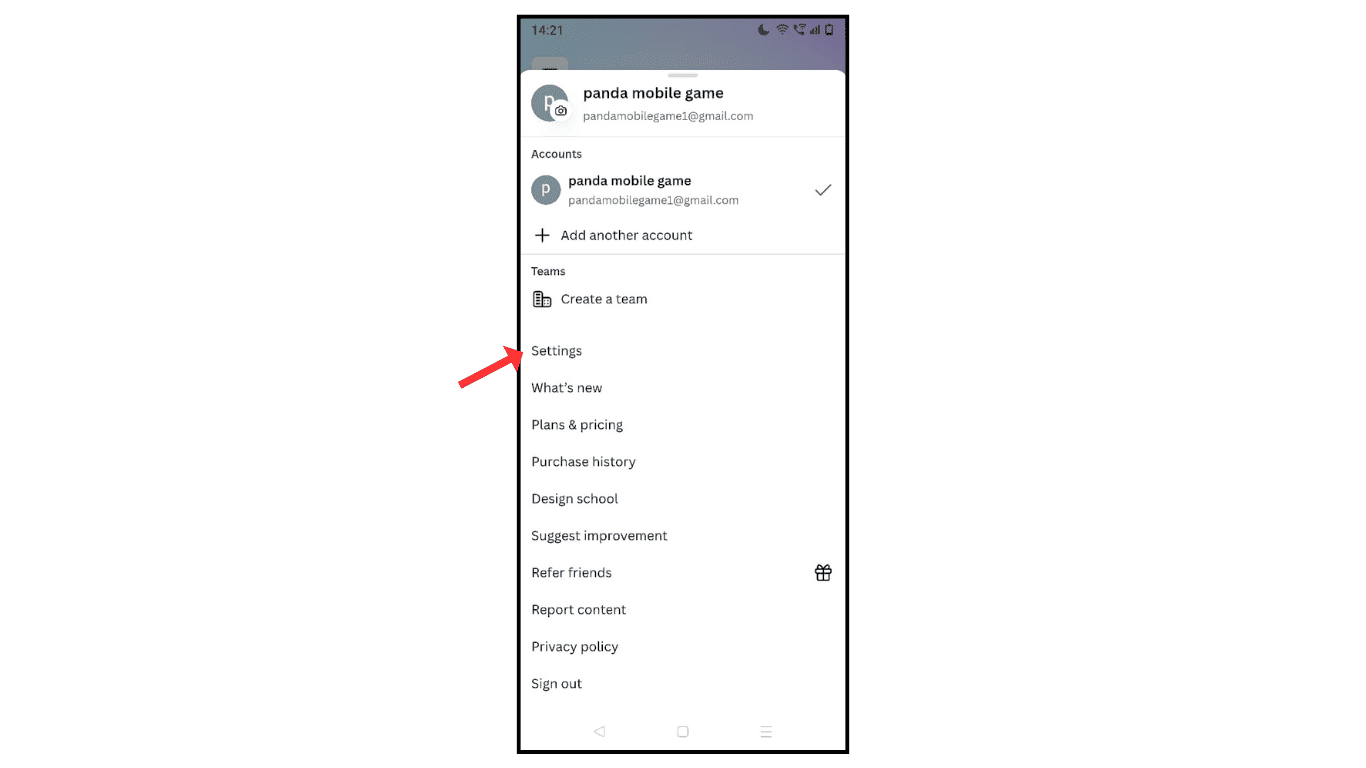 canva-settings